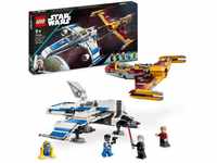 LEGO® Konstruktionsspielsteine New Republic E-Wing vs. Shin Hatis Starfighter