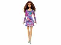 Barbie Fashionistas #206 With Crimped Hair And Freckles (HJT03)