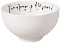 Villeroy & Boch Schale Statement Bol Amazing not perfect &oslash; 13,8 cm, Porzellan,...
