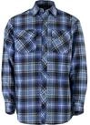 Craftland Langarmhemd Thermohemd marineblau/blau Thermo