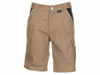Planam Shorts Shorts Canvas 320 khaki/schwarz Größe S (1-tlg)