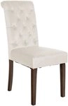 CLP Esszimmerstuhl Lisburn (1er, 1 St), mit Lehne im Chesterfield Design