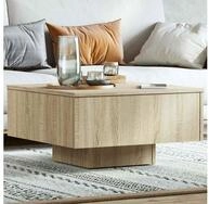vidaXL Couchtisch vidaXL Couchtisch Sonoma-Eiche 60x60x31,5 cm Holzwerkstoff