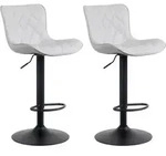CLP Barhocker Emma (Set, 2 St., 2er), mit Fu&szlig;st&uuml;tze, h&ouml;henverstellbar