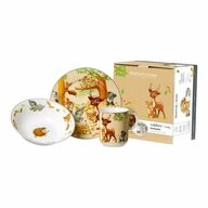 Ritzenhoff & Breker Kindergeschirr-Set Waldtiere 3-tlg. (3-tlg), 1 Personen,