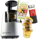 Nutrilovers Slow Juicer NUTRI-PRESS NO.1 Premium Slow Juicer Entsafter mit 3 Sieben,