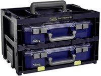 raaco Sortimentskasten Sortimentskoffer inkl. 2x CarryLite 80 4x8-9 146418