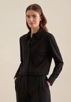 seidensticker Hemdbluse Schwarze Rose 1/1 Kragen Uni