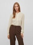 Vila Blusenshirt VICHIKKA LACE L/S SHIRT- NOOS