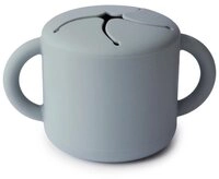 Mushie Kinderbecher Snackbecher Stone Silikon