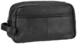 Burkely Kulturbeutel Toiletry Bag, aus echtem Leder