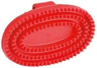 Kerbl Striegel Gummistriegel oval 15 cm x 10,5 cm rot 3217, (1-tlg)