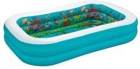 Bestway Planschbecken 3D Abenteuer, (Packung, Inkl. 2x 3D-Taucherbrillen,