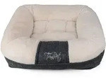 TrendPet Tierbett Hundebett "LunaLounge" Beige, 100% Polyester, in 3 Gr&ouml;&szlig;en