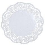 PAPSTAR Dekomatte Tortenspitzen rund &Oslash; 30 cm weiss 250 Stk