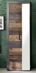trendteam Schuhschrank Garderobenschrank Indy, Old Used Wood / Matera grau, Shabby