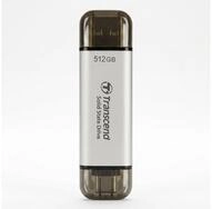 Transcend Transcend ESD310S 512GB Silver USB-C/A externe SSD