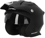 Acerbis Motorradhelm Aria 2023 Solid Jethelm, integriertes Sonnenvisier schwarz...