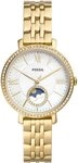 Fossil Quarzuhr JACQUELINE MOONPHASE ES5167, Armbanduhr, Damenuhr,