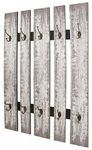 HAKU Wandgarderobe HAKU M&ouml;bel Wandgarderobe - grau - H. 100cm x B. 65cm (1 St&uuml;ck)