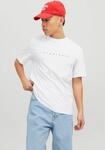 Rundhalsshirt JACK & JONES "JJESTAR mit Pigmentprint und Baumwollgef&uuml;hl", Herren,