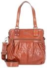 PRIDE & SOUL Umh&auml;ngetasche Damentasche Holly 300x350x90mm Leder cognac
