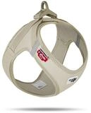 Curli Hunde-Geschirr Clasp Vest Geschirr Cord tan Gr&ouml;&szlig;e: 3XS Brustumfang: 26,7 -