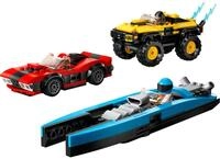 LEGO&reg; City 60395 Rennfahrzeuge Kombiset Spielbausteine, (Set, 362 St., Set)