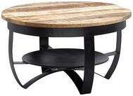 Wohnling Couchtisch WL6.327 60 cm Wohnzimmertisch Holz Massiv Tisch Wohnzimmer