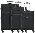 D&N Trolleyset Travel Line 9204, 4 Rollen, (3-teilig, 3 tlg), Polyester