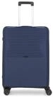 D&N Hartschalen-Trolley Travel Line 4000, 4 Rollen, Polypropylen blau