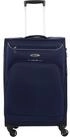 D&N Koffer Travel Line 6404 - 4-Rollen-Trolley M 68 cm (blau), 4 Rollen Rollen
