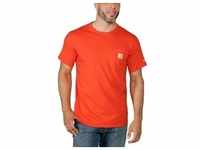 Carhartt T-Shirt Carhartt FORCE FLEX POCKET T-SHIRTS S/S 104616 (1-tlg) grau