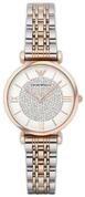 Emporio Armani Quarzuhr Emporio Armani AR1926 Damenuhr Bi-Color