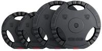 GORILLA SPORTS Hantelscheibe Hantelscheibe 30/31 mm Kunststoff Gripper 1,25-15 KG, 30