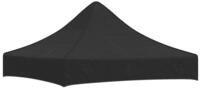 vidaXL Pavillon-Ersatzdach Partyzelt-Dach 2x2 m Schwarz 270 g/m&sup2;, 200 x 200 cm