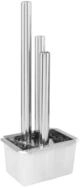 vidaXL Wasserfall Gartenbrunnen Silbern 48x34x123 cm Edelstahl