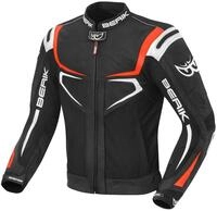 Berik Motorradjacke Radic Motorrad Leder- / Textiljacke herausnehmbares Innenfutter