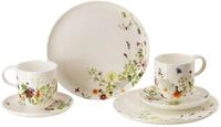Rosenthal Geschirr-Set Brillance Grand Air m. Becher/Coupteller Set 6-tlg, Bone