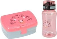 L&Auml;SSIG Lunchbox About Friends, Dino rose, Polyprophylen (PP), Tritan, (Set, 2-tlg),