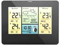 Hama WLAN mit Außensensor, Thermometer/Hygrometer Barometer, App Wetterstation
