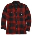 Carhartt Langarmhemd 105939-R81 Carhartt Flanell US Kleidergr&ouml;&szlig;en rot|schwarz 2XL