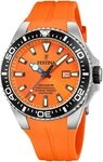 Festina Taucheruhr F20664/4 &ndash; Orange, Silikonband, 45,7 mm, f&uuml;r Herren,