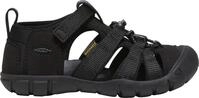 Sandale KEEN "SEACAMP II CNX", M&auml;dchen, Gr. 28, schwarz (schwarz, grau), Synthetik,