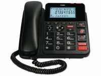 Fysic FX-8025 Festnetztelefon (Mobilteile: 1, mit schnurlosem DECT Mobilteil und