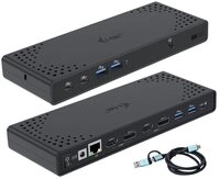 I-TEC Laptop-Dockingstation USB 3.0 / USB-C / Thunderbolt 3 Dual Display Gen2, +