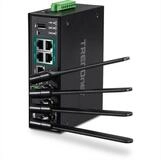 Trendnet TI-WP100 Industrial PoE+ Router Netzwerk-Switch (Wireless AC1200...