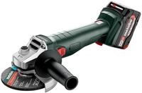 metabo Winkelschleifer W 18 7-125 Akku Winkelschleifer 18 V 125 mm + 2x Akku 4,0 Ah +
