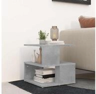 vidaXL Beistelltisch vidaXL Beistelltisch Betongrau 40x40x40 cm Holzwerkstoff