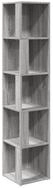 vidaXL Eckregal Eckregal Grau Sonoma 33x33x164,5 cm Holzwerkstoff, 1-tlg.